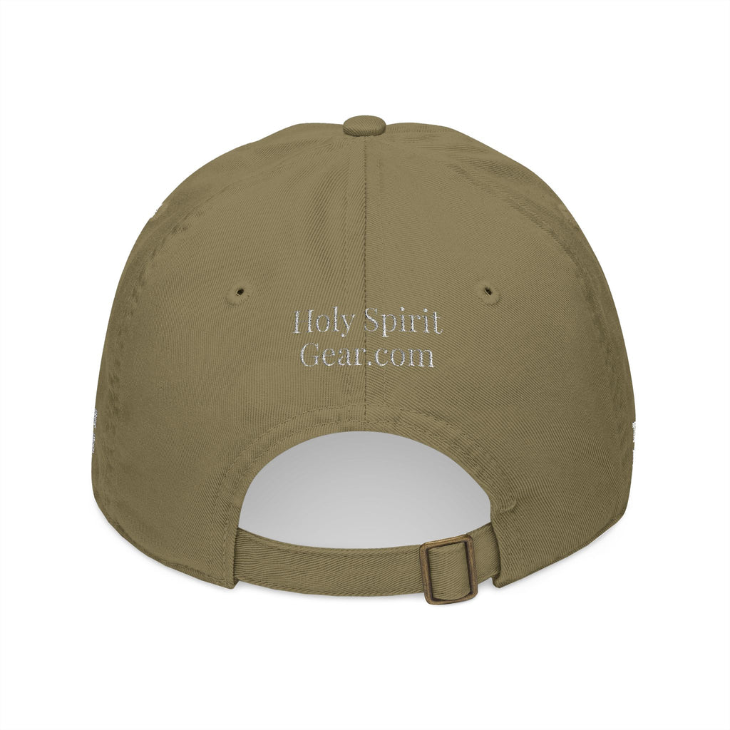 Escape the Darkness Embroidered Baseball Cap — Organic Cotton, Spiritual Hope Hat