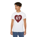 ACIM Lesson 67  —  Red Heart Graphic Tee
