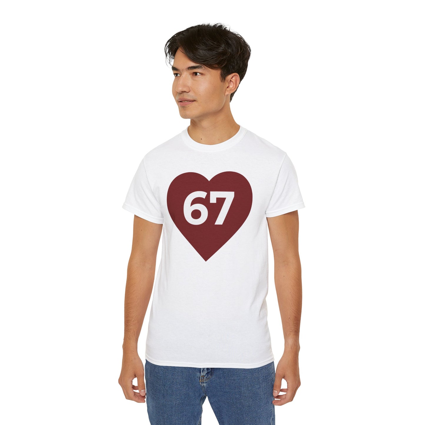 ACIM Lesson 67  —  Red Heart Graphic Tee