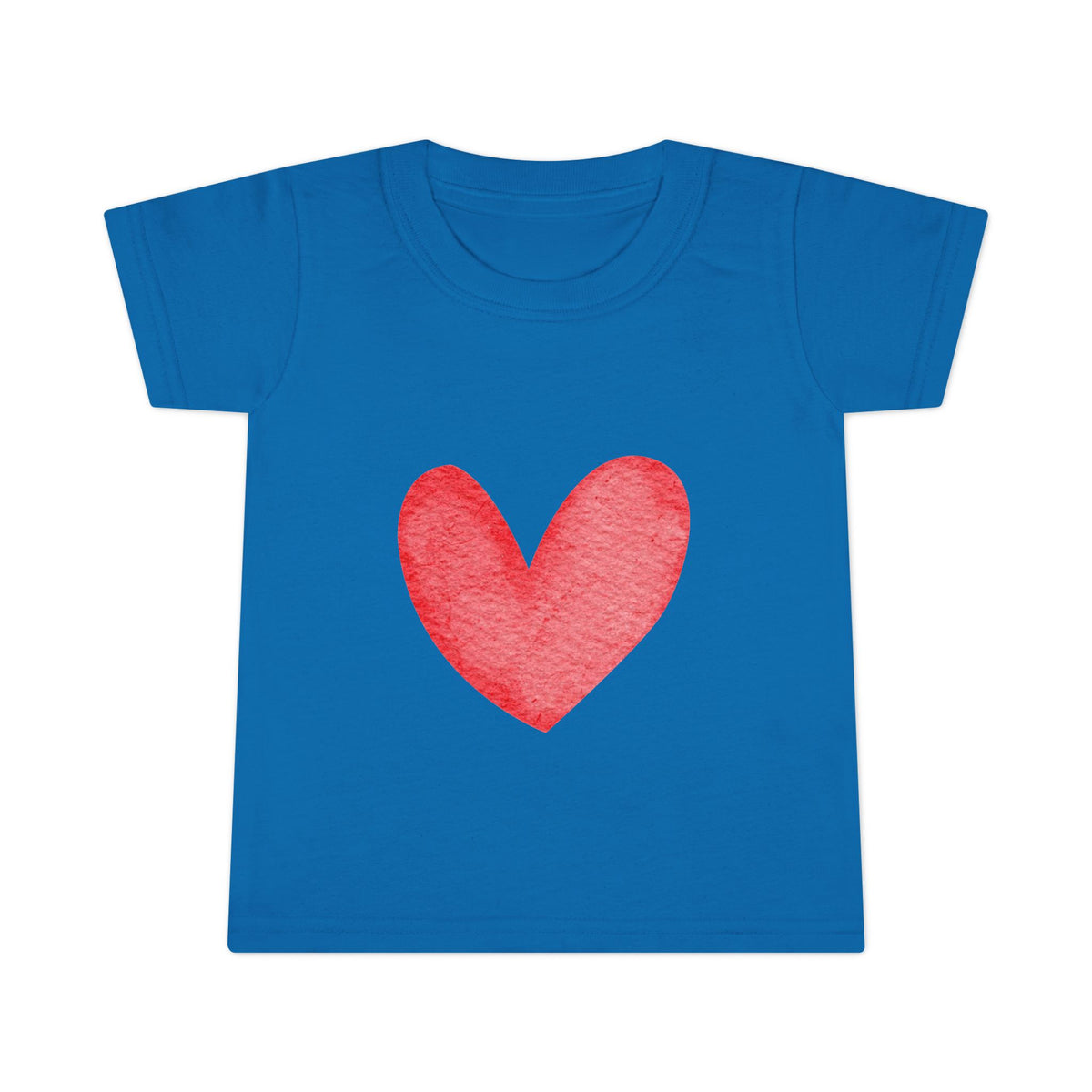Toddler T-Shirt — Pink Heart Front, “My Father loves me… and mama does too!” Back | Cute Toddler Tee