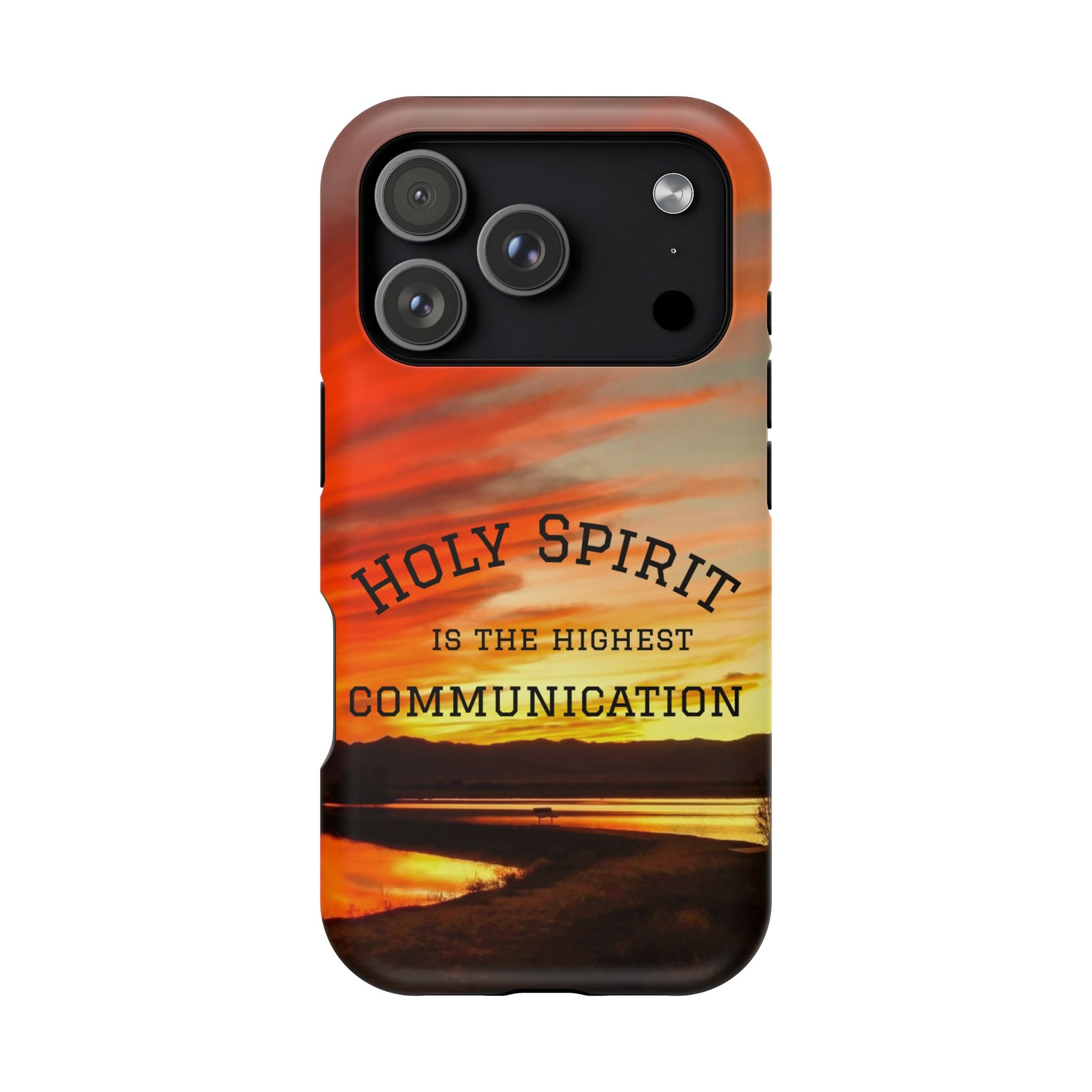 Holy Spirit Quote Magnetic Impact Phone Case — "The Holy Spirit is the highest communication"