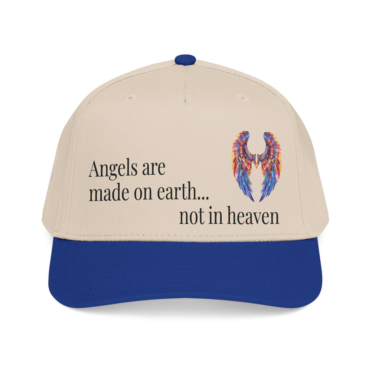 Angel Baseball Cap —  Angels are made on earth...not in heaven