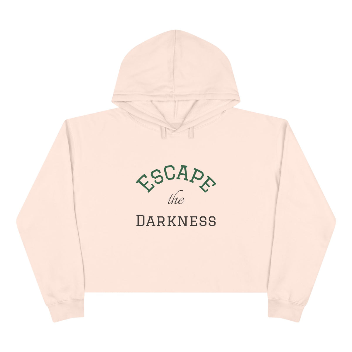 Escape the Darkness Crop Hoodie