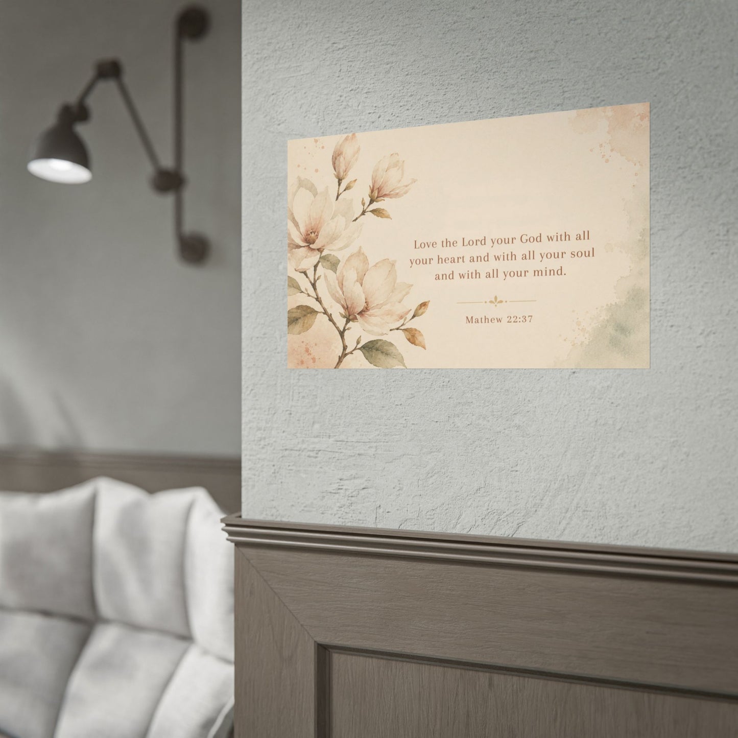 Love the Lord your God. - - Inspirational Wall Art (Rolled Poster)