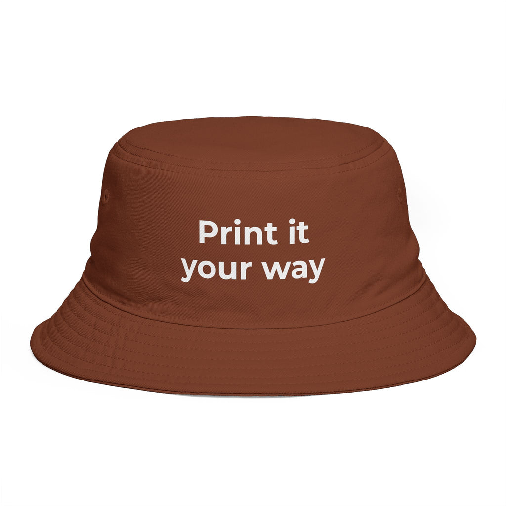 Custom Embroidered Adjustable Sun Hat - Add your own message!