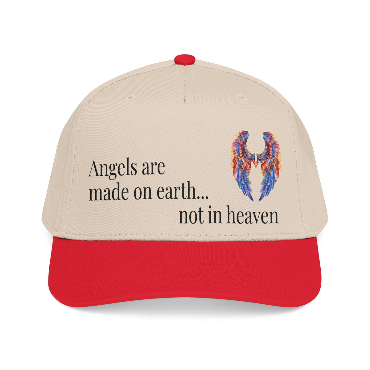 Angel Baseball Cap —  Angels are made on earth...not in heaven