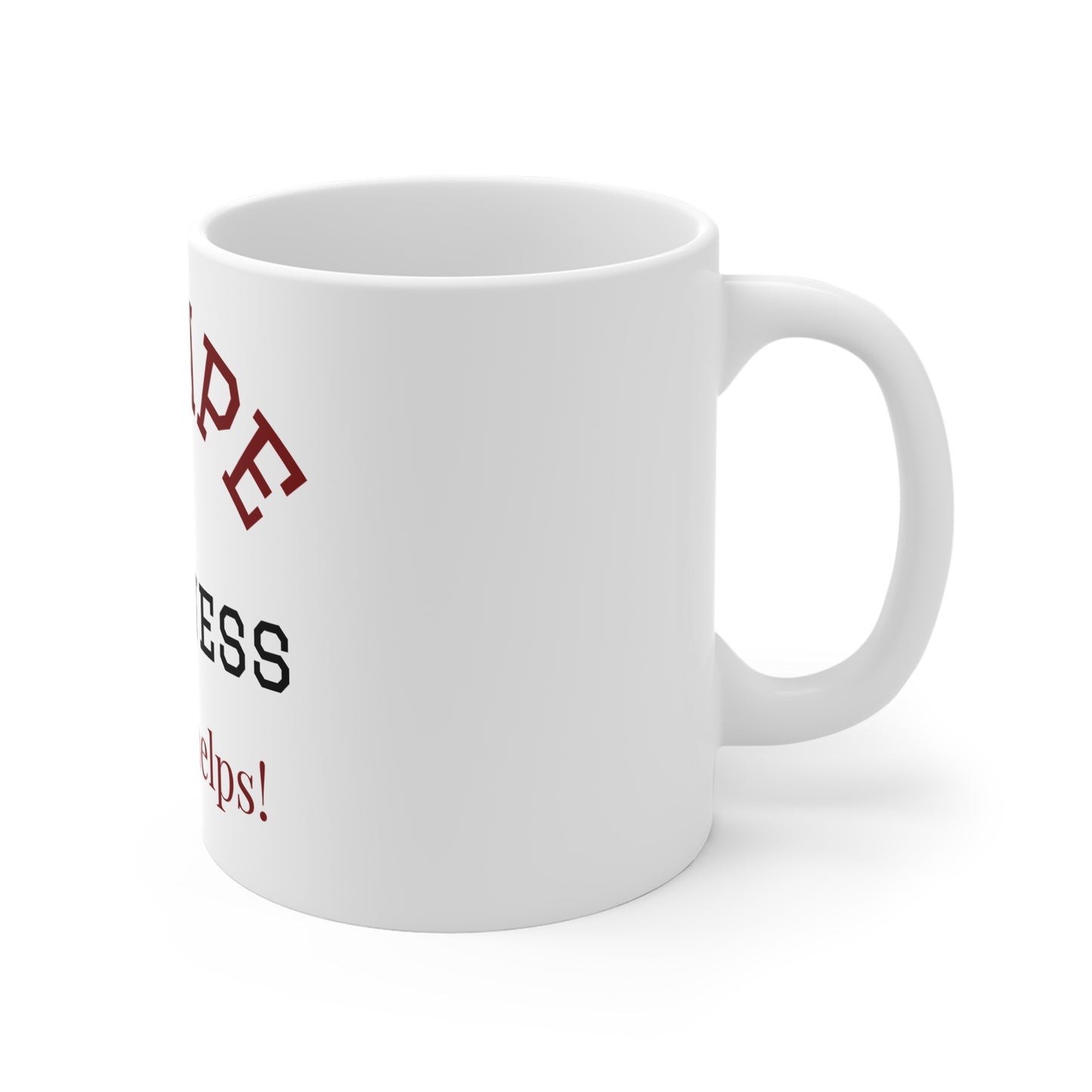 Escape the Darkness Mug — 11oz Inspirational Quote Coffee Cup