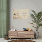 Buddha Crane Quote Poster — Rolled Wall Art with ‘Cultivate a Boundless Love’ Quote