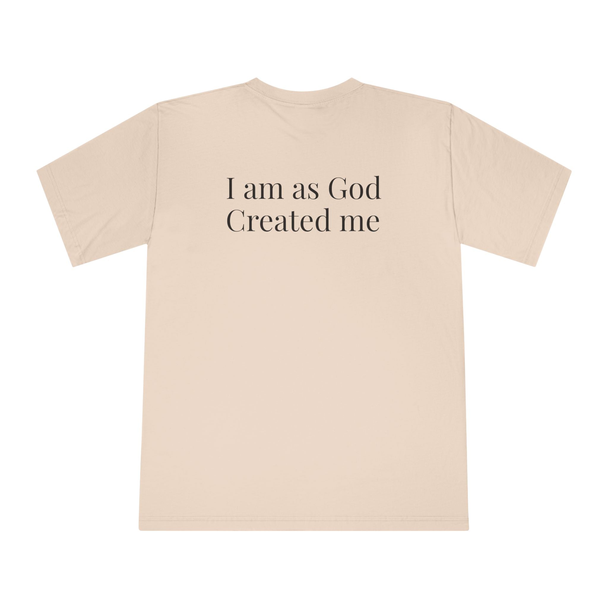 I Am Spirit I Am Free — Inspirational Crewneck T‑Shirt (I am as God Created me)