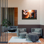 "Into this place the Holy Spirit comes, and there abides." Uncoated Spiritual Wall Art