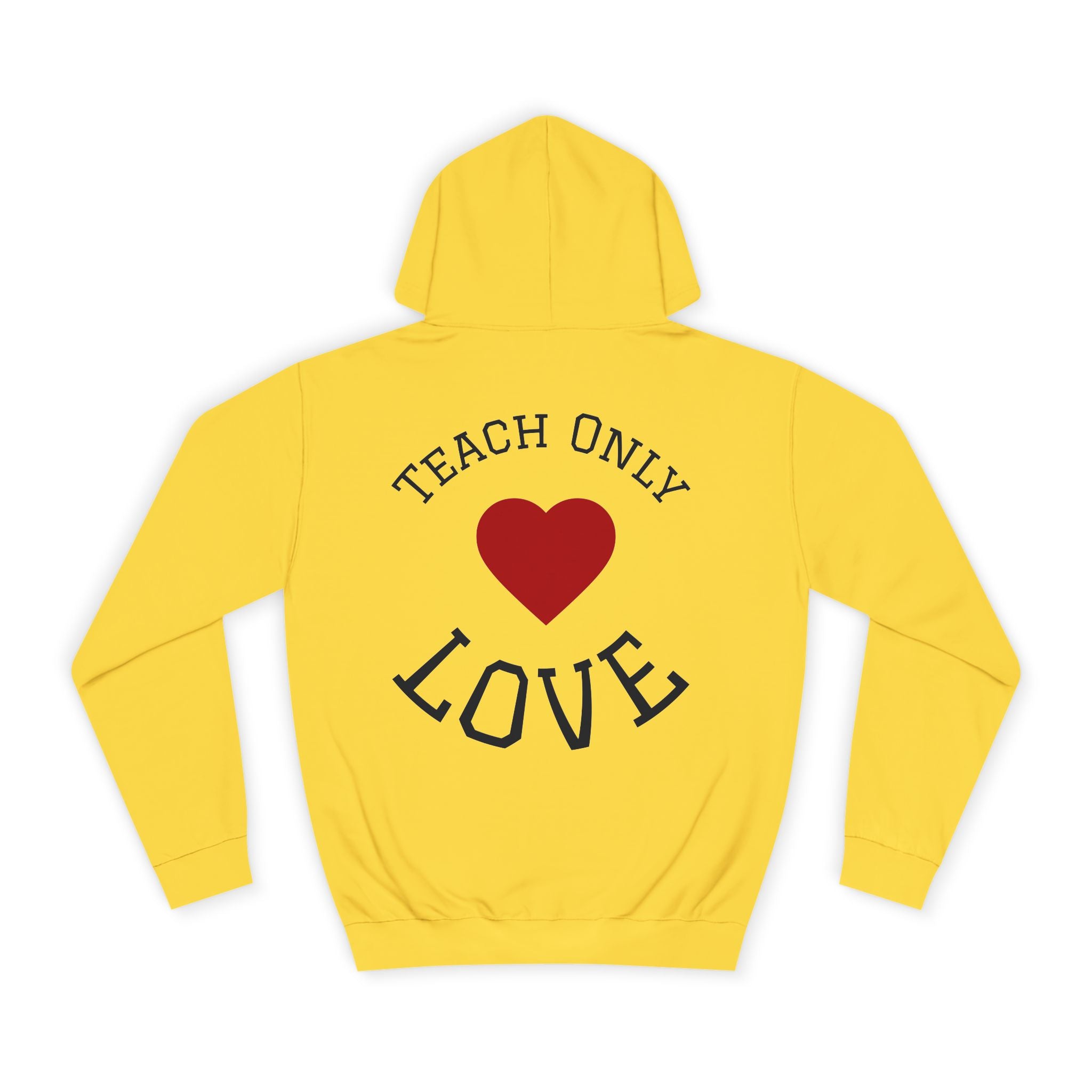 Escape the Darkness Hoodie — Heart Graphic College Pullover