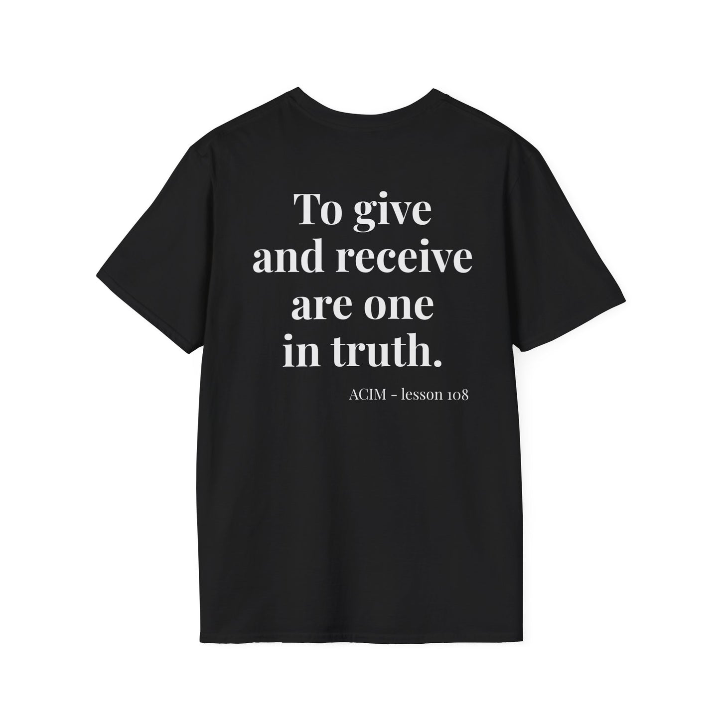 Lesson 108 T‑Shirt — Inspirational  Faith Tee