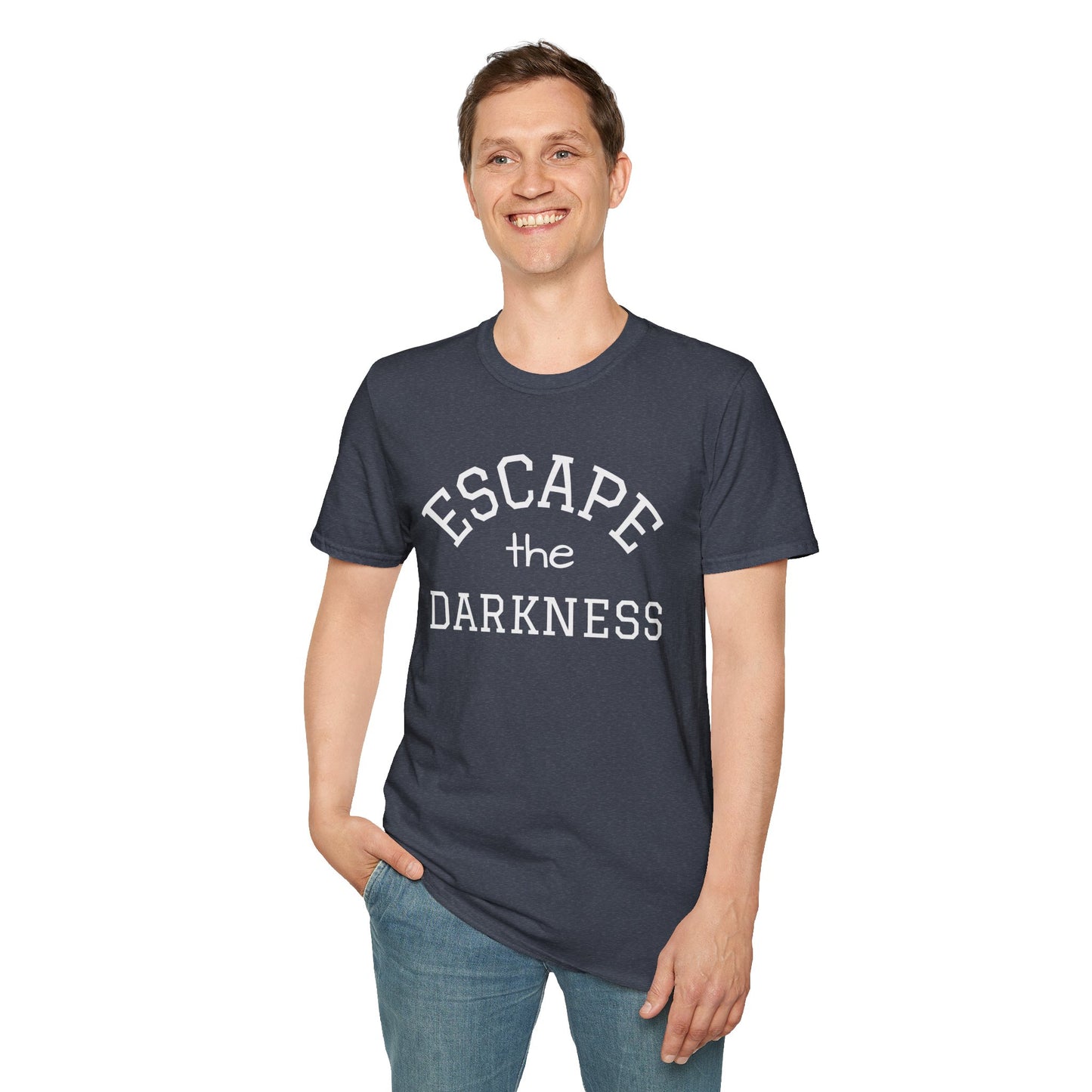 Escape the Darkness / The Light Has Come T‑Shirt — Inspirational  Faith Tee