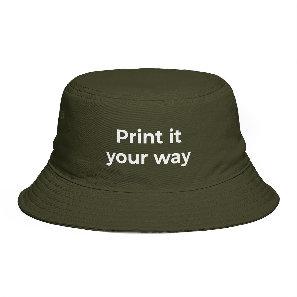 Custom Embroidered Adjustable Sun Hat - Add your own message!