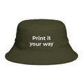 Custom Embroidered Adjustable Sun Hat - Add your own message!