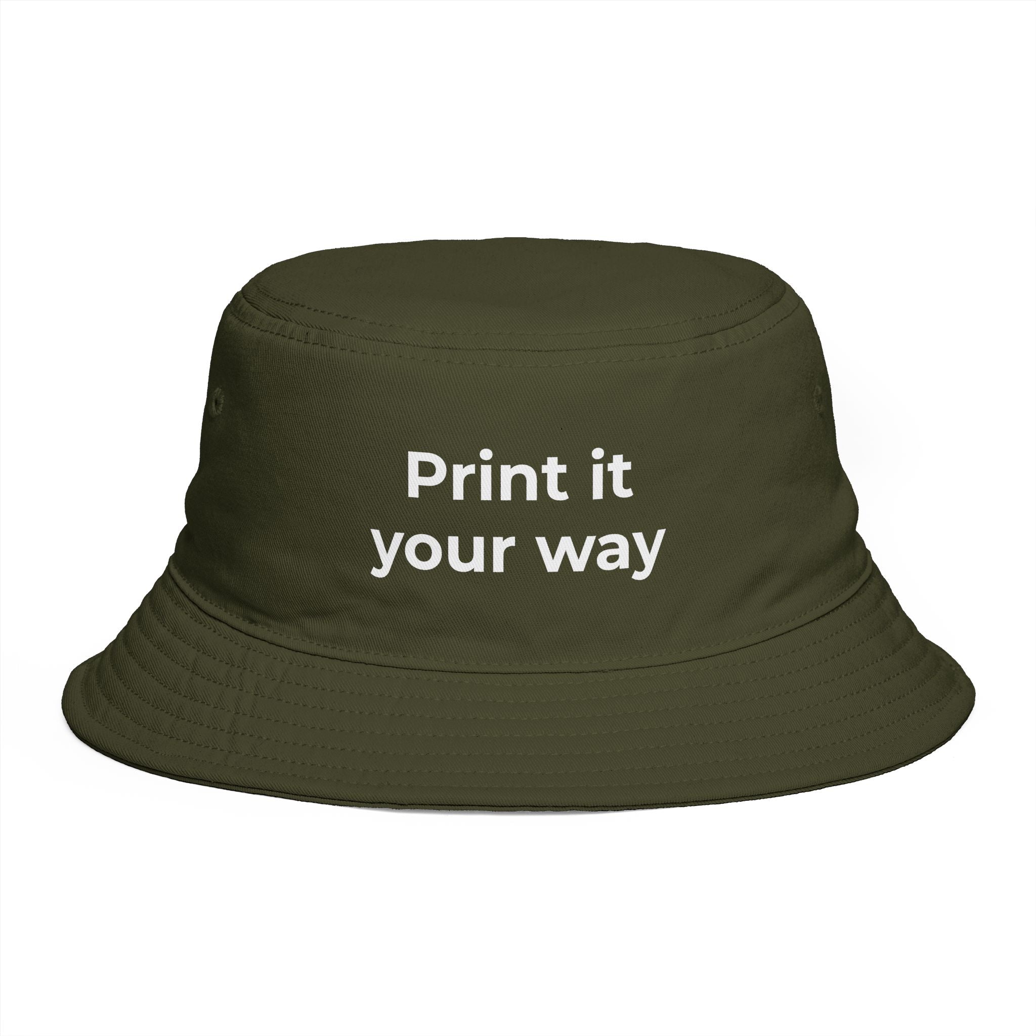 Custom Embroidered Adjustable Sun Hat - Add your own message!