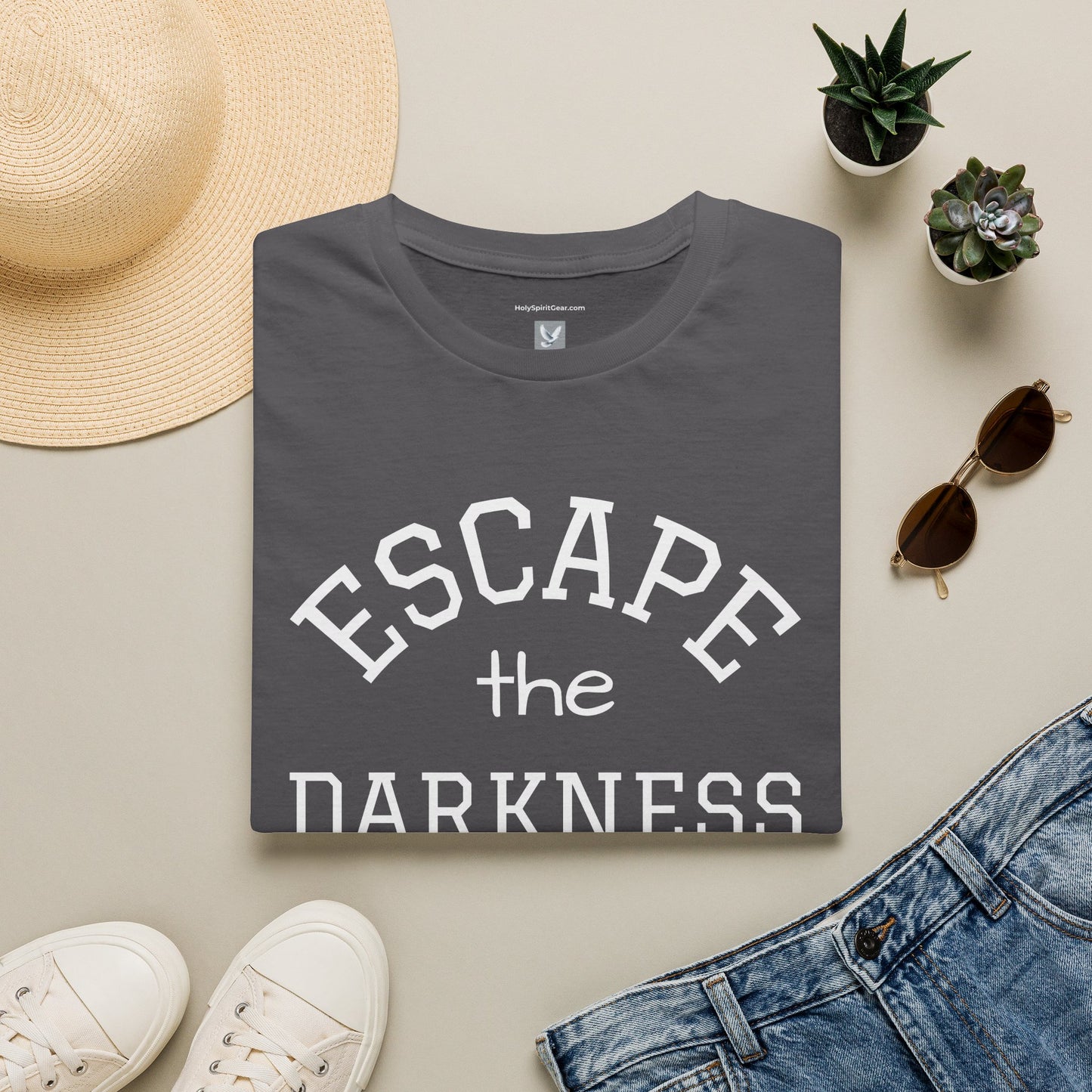 Escape the Darkness / The Light Has Come T‑Shirt — Inspirational  Faith Tee