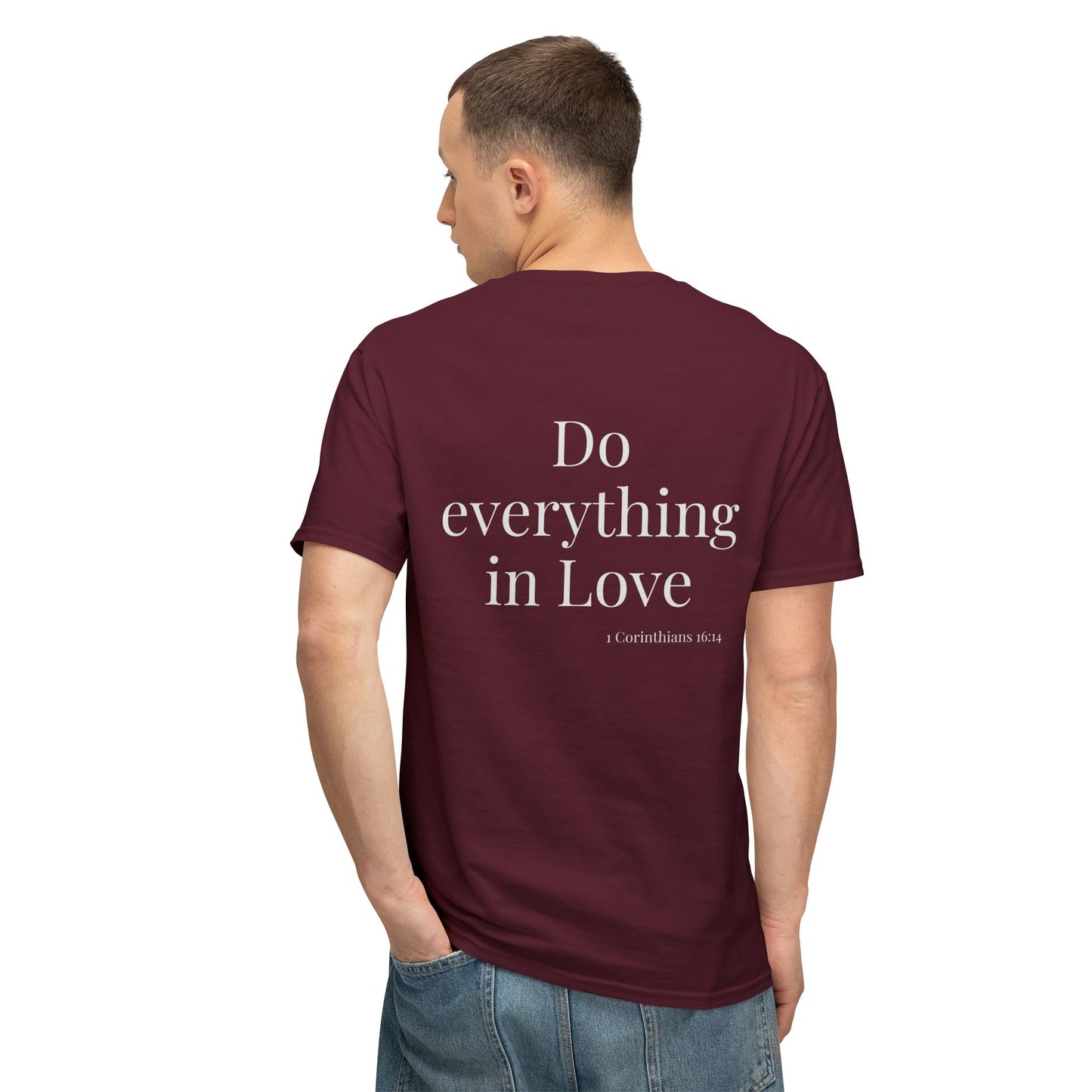 Teach Only Love T-Shirt  with Red Heart