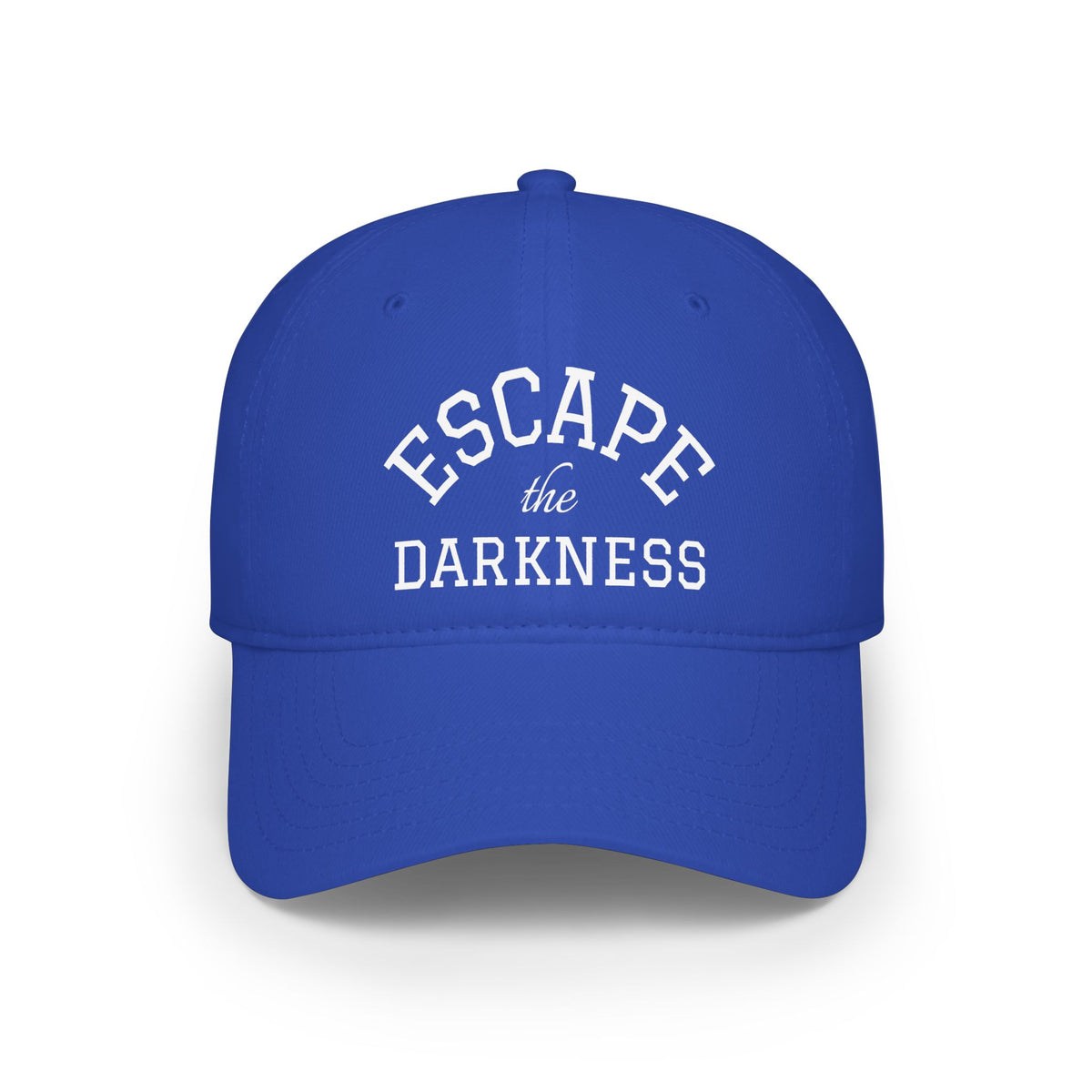 "Escape the Darkness" Embroidered  Low Profile Baseball Cap