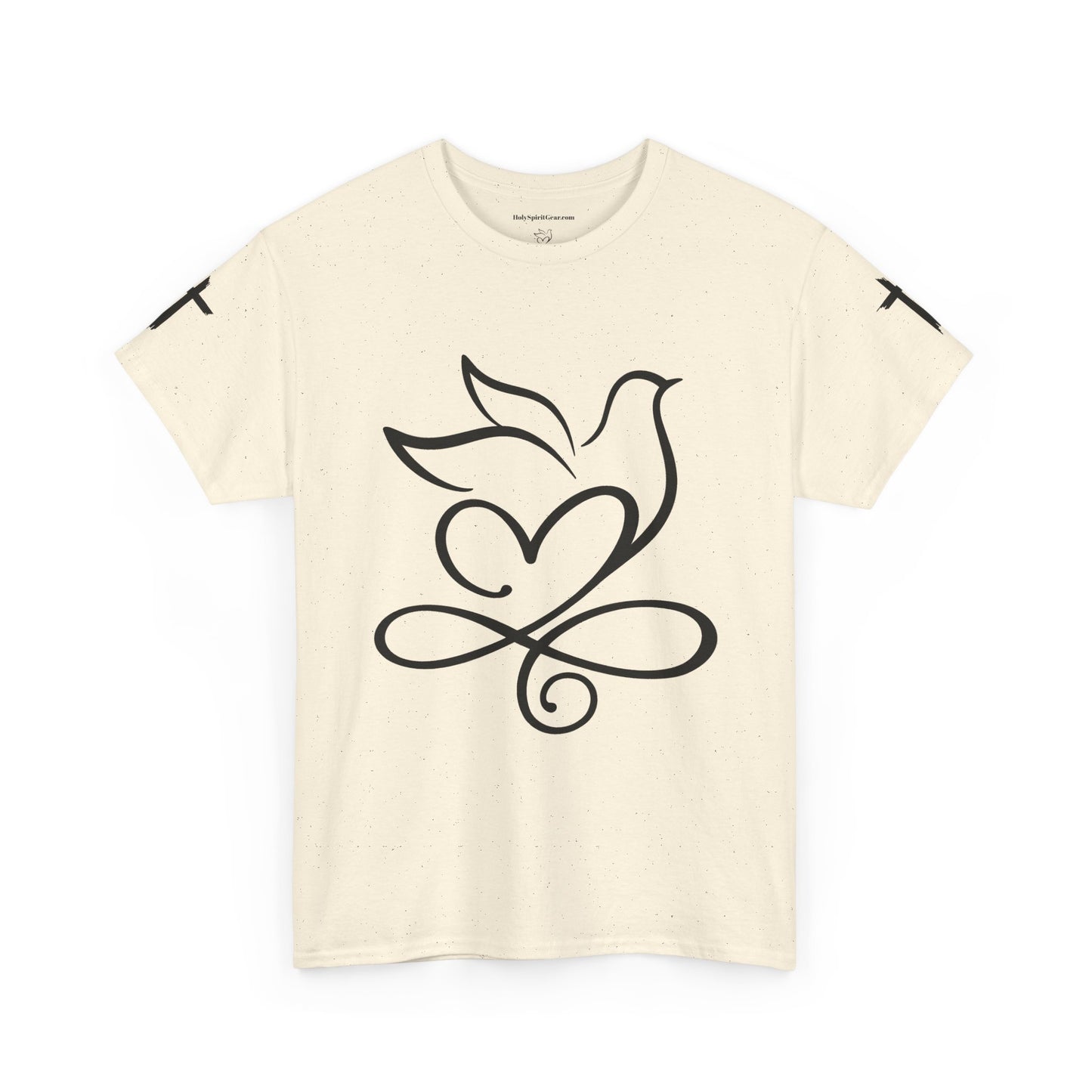 Angel Wings Memorial Tee — "Never Travel Faster Than Your Guardian Angel Can Fly"