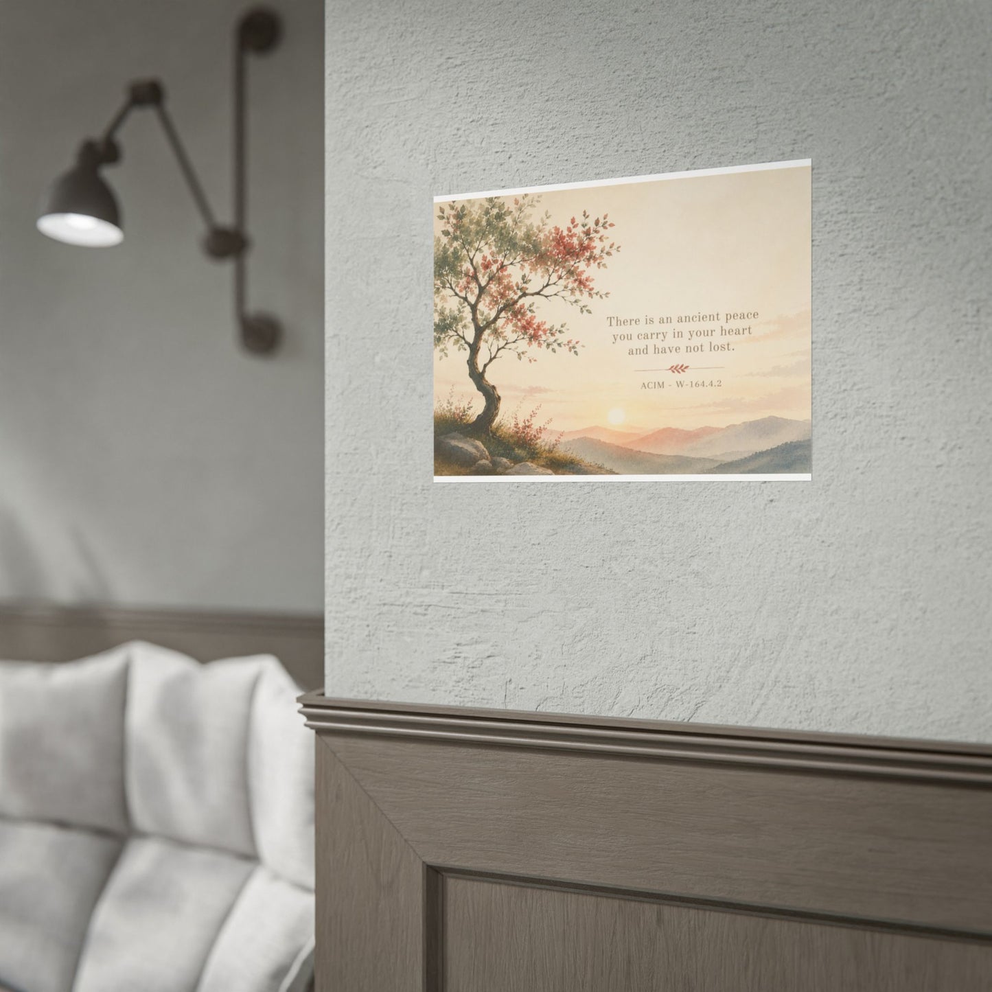 "There is an ancient peace..."   - ACIM Inspirational Wall Art (Rolled Poster)