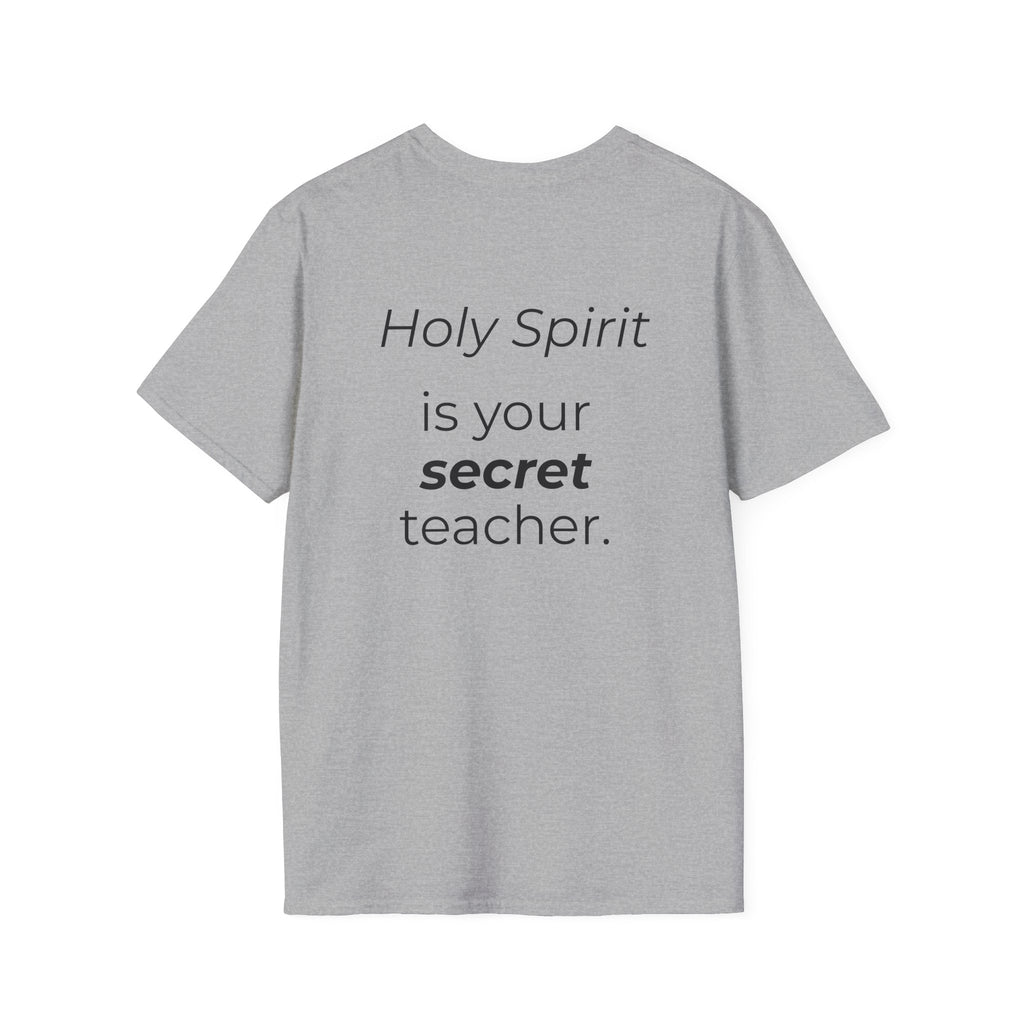 Holy Spirit T-Shirt — Minimalist Dove & Heart Line Art Tee