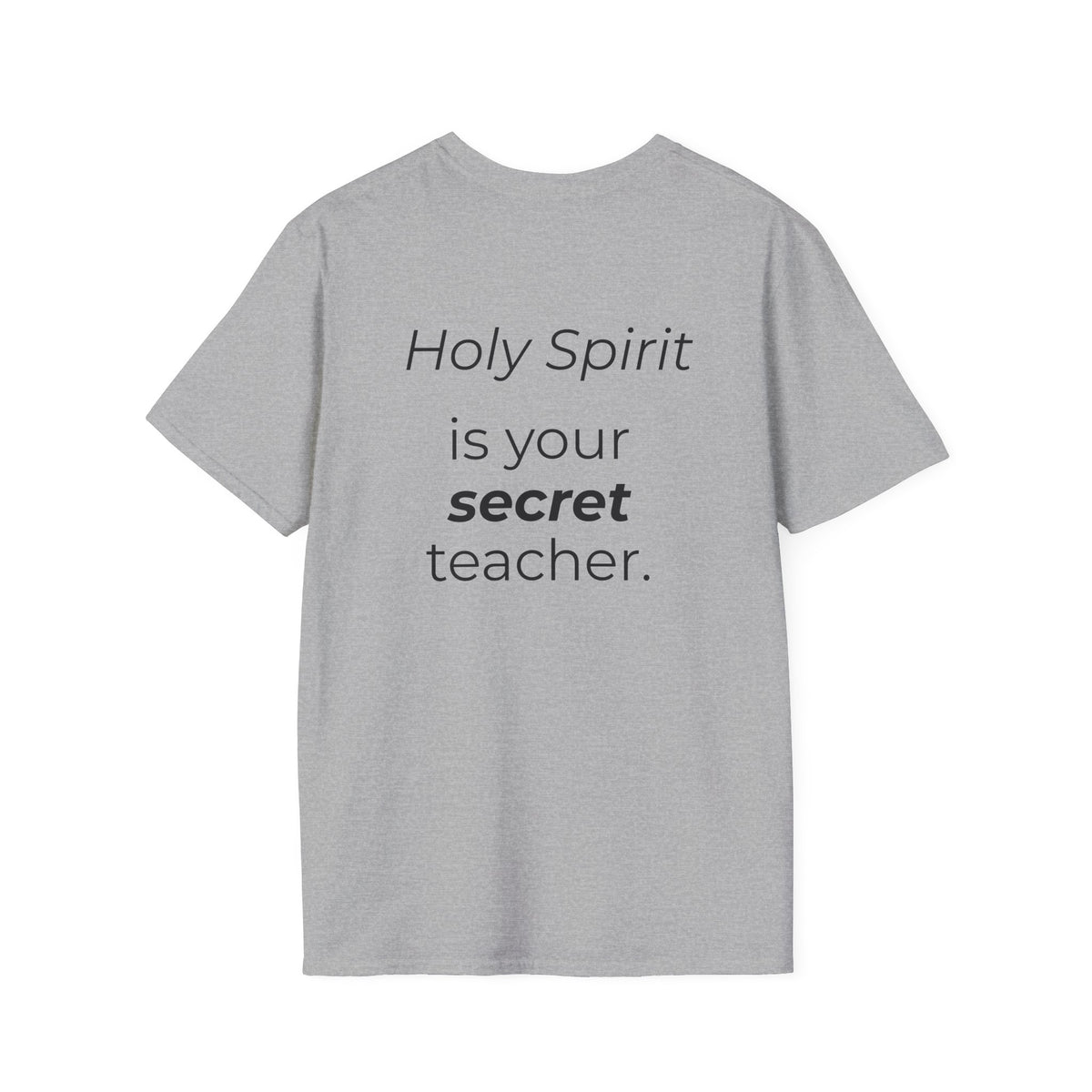 Holy Spirit T-Shirt — Minimalist Dove & Heart Line Art Tee
