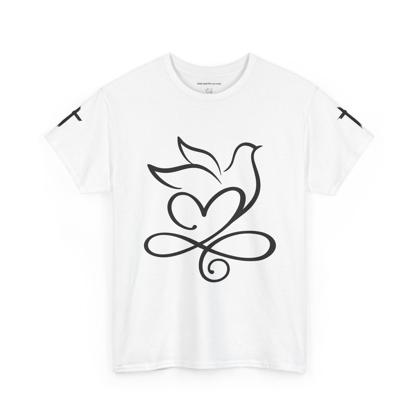 Angel Wings Memorial Tee — "Never Travel Faster Than Your Guardian Angel Can Fly"