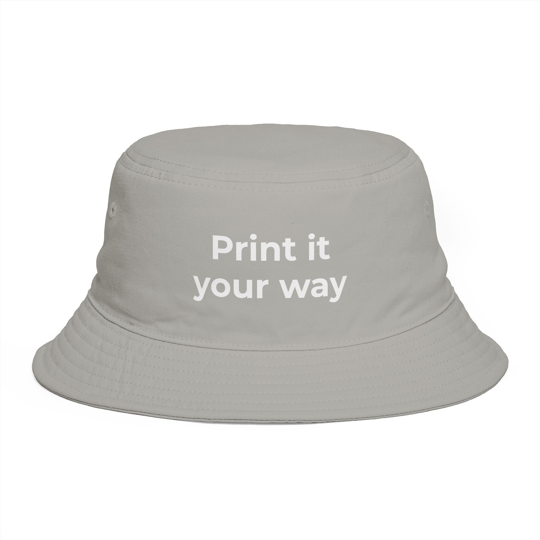 Custom Embroidered Adjustable Sun Hat - Add your own message!
