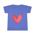 Toddler T-Shirt — Pink Heart Front, “My Father loves me… and mama does too!” Back | Cute Toddler Tee