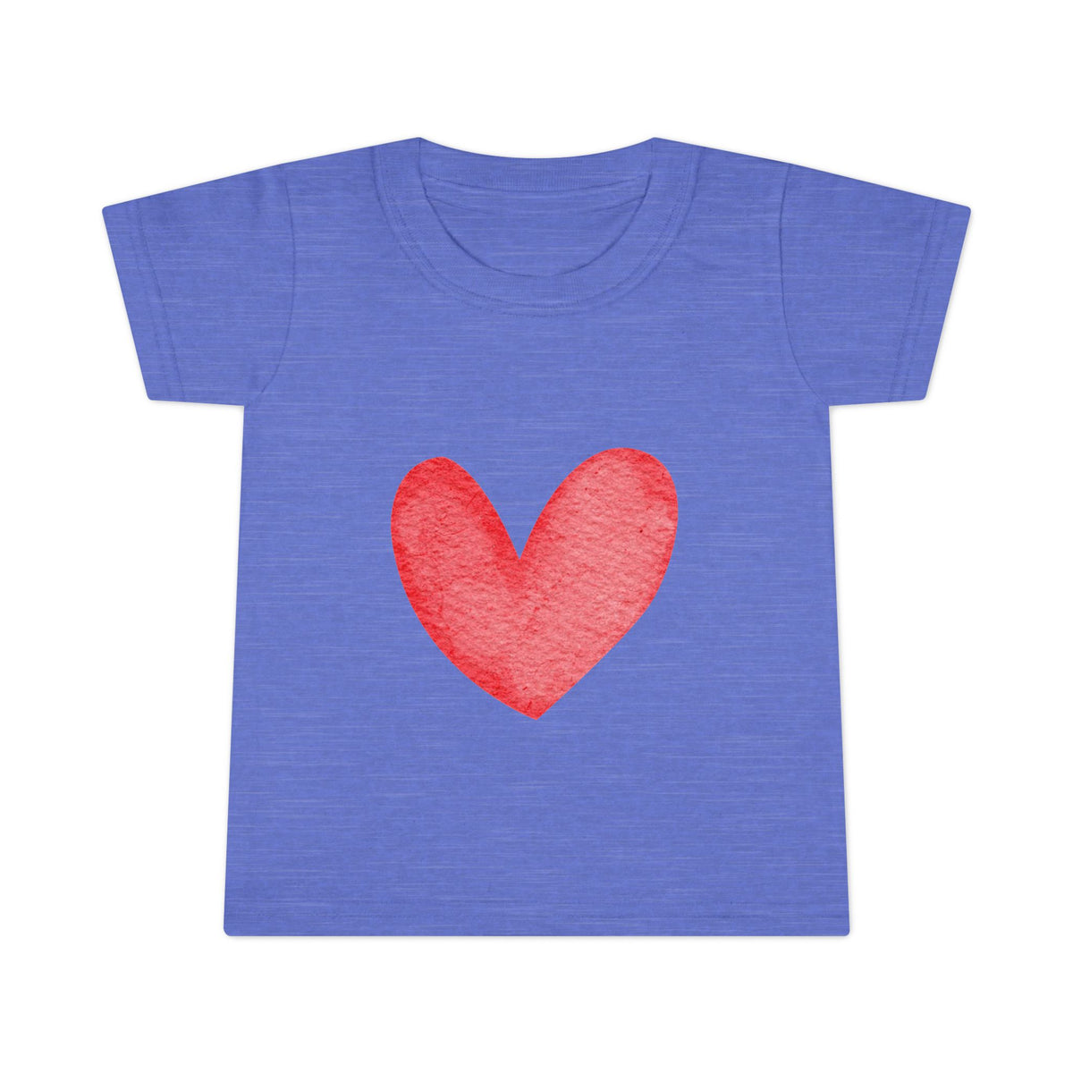 Toddler T-Shirt — Pink Heart Front, “My Father loves me… and mama does too!” Back | Cute Toddler Tee
