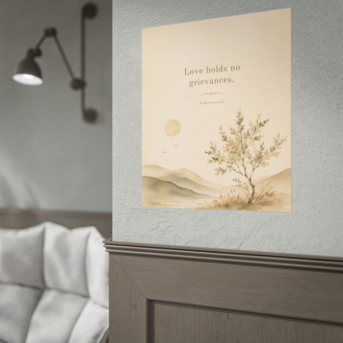 ACIM Lesson  68 Inspirational Wall Art (Rolled Poster)
