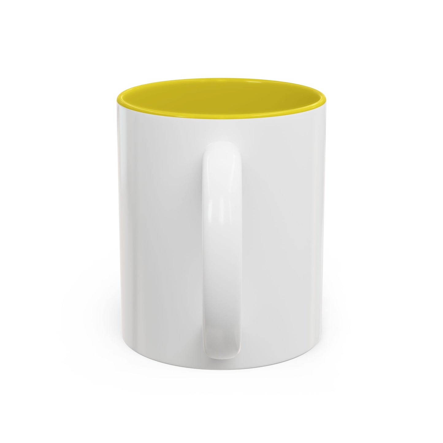 Mug — "Let Me Forgive And Be Happy" Inspirational Two-Tone Coffee Mug