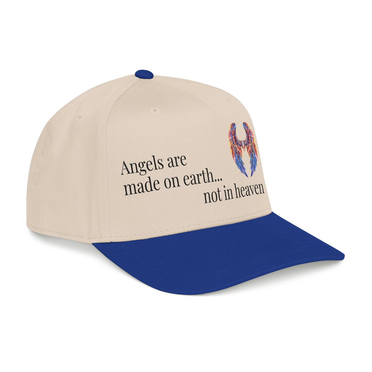 Angel Baseball Cap —  Angels are made on earth...not in heaven
