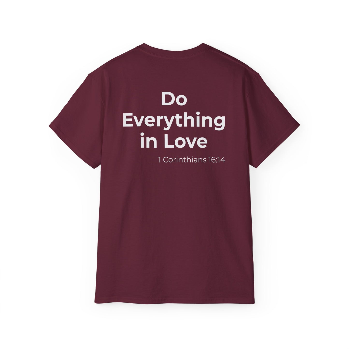 Teacher Heart T‑Shirt — "Teach Only" Red Heart Graphic Tee (Do Everything in Love)