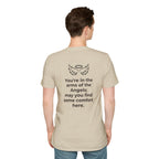 Angel Wings T-Shirt — Minimal Halo Graphic Tee (Spiritual/Guardian Gift)
