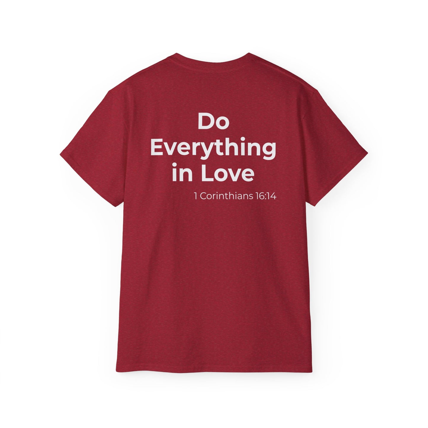 Teacher Heart T‑Shirt — "Teach Only" Red Heart Graphic Tee (Do Everything in Love)