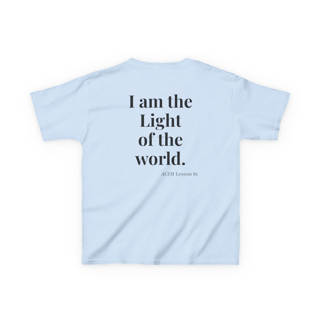 ACIM Lesson 61  Kid's Tee — "I am the Light of the world."