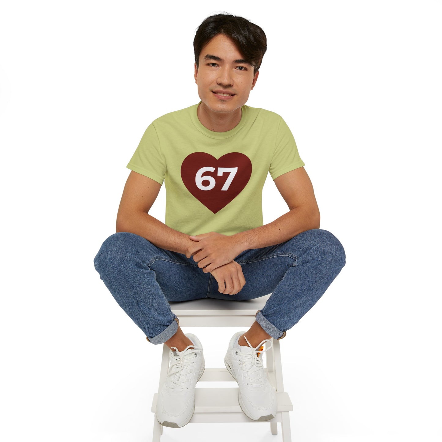 ACIM Lesson 67  —  Red Heart Graphic Tee
