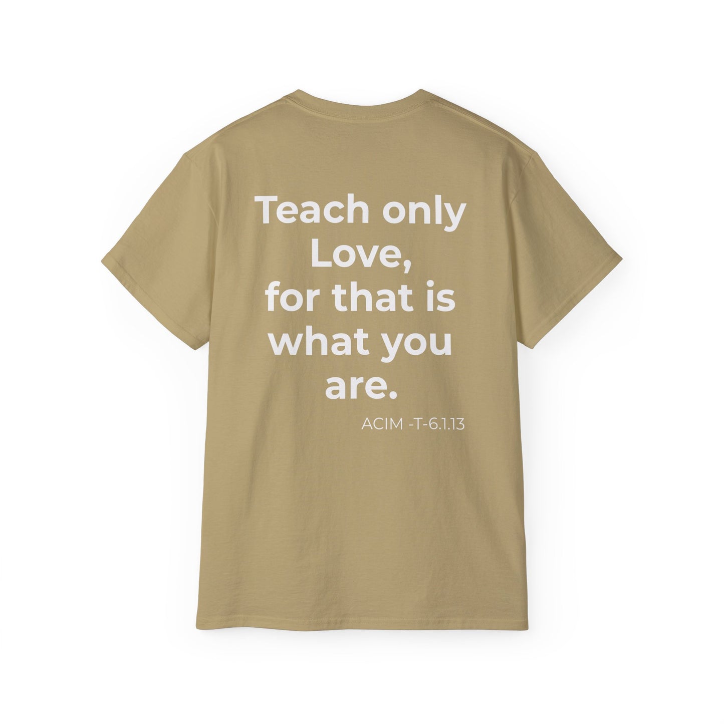 Teach Only Love T‑Shirt —  Red Heart Graphic Tee
