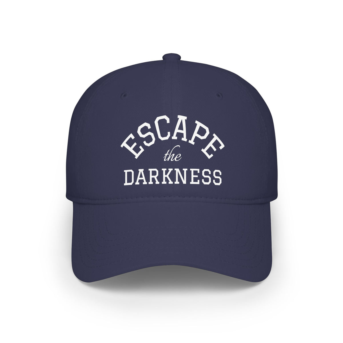 "Escape the Darkness" Embroidered  Low Profile Baseball Cap