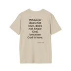 Teach Only Love T-Shirt — Big Red Heart  Tee