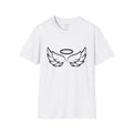 Angel Wings T-Shirt – Minimal Halo Graphic Tee