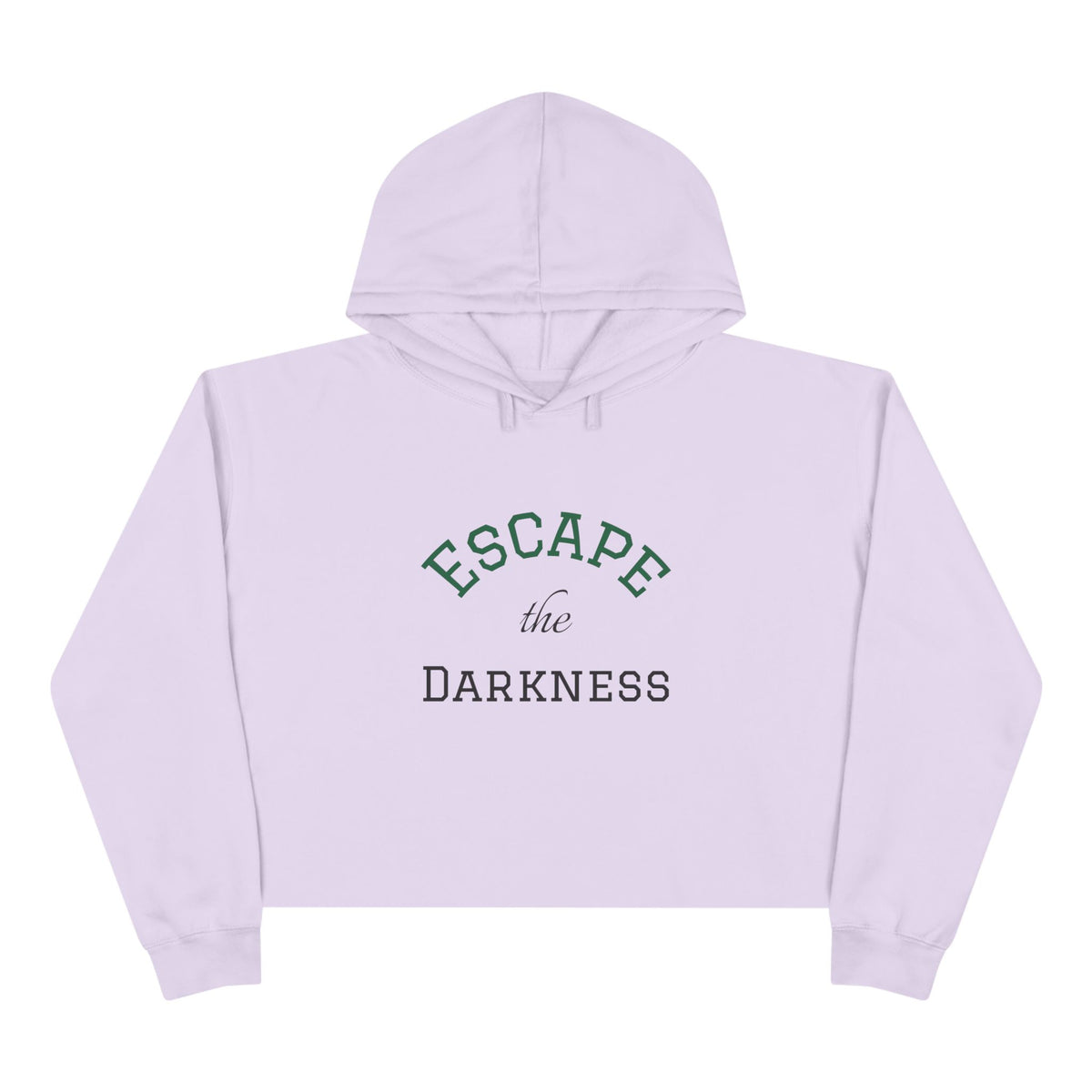 Escape the Darkness Crop Hoodie