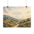 2 Timothy. For God has not given us a spirit of fear...   - Inspirational Wall Art (Rolled Poster)