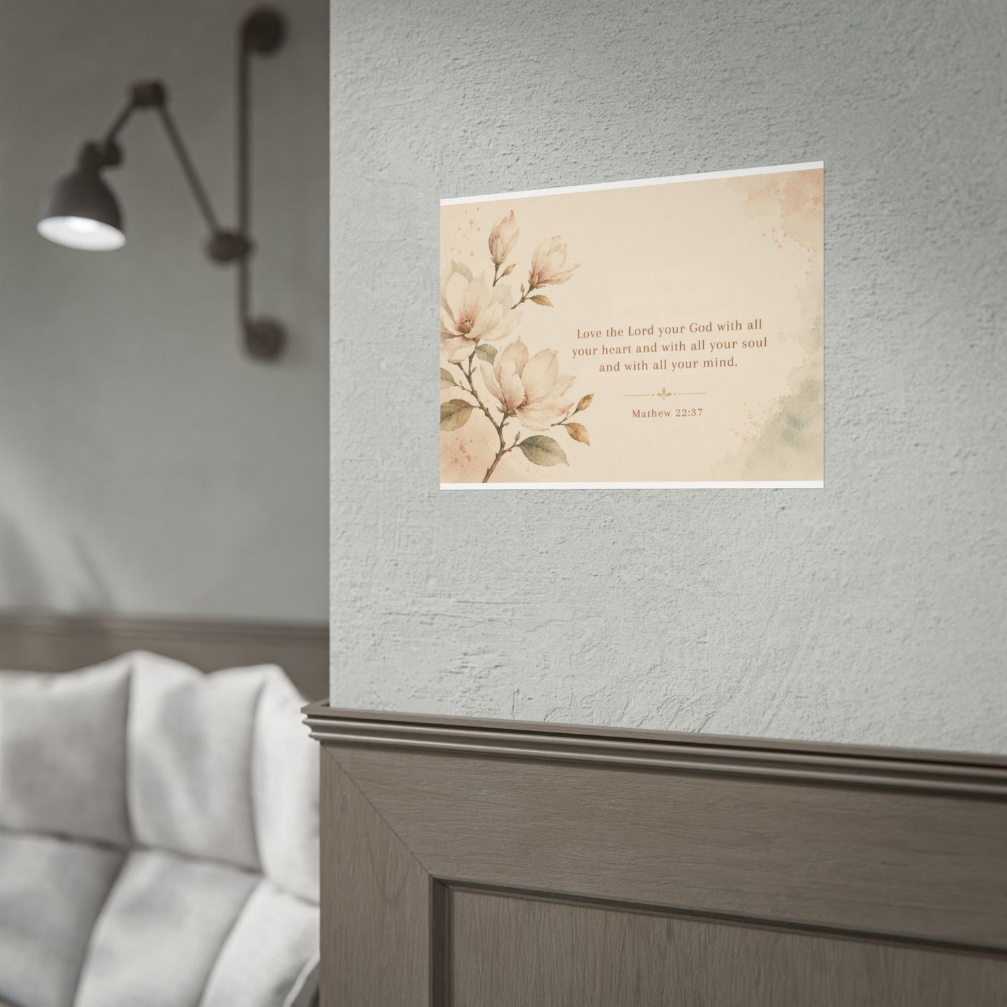 Love the Lord your God. - - Inspirational Wall Art (Rolled Poster)