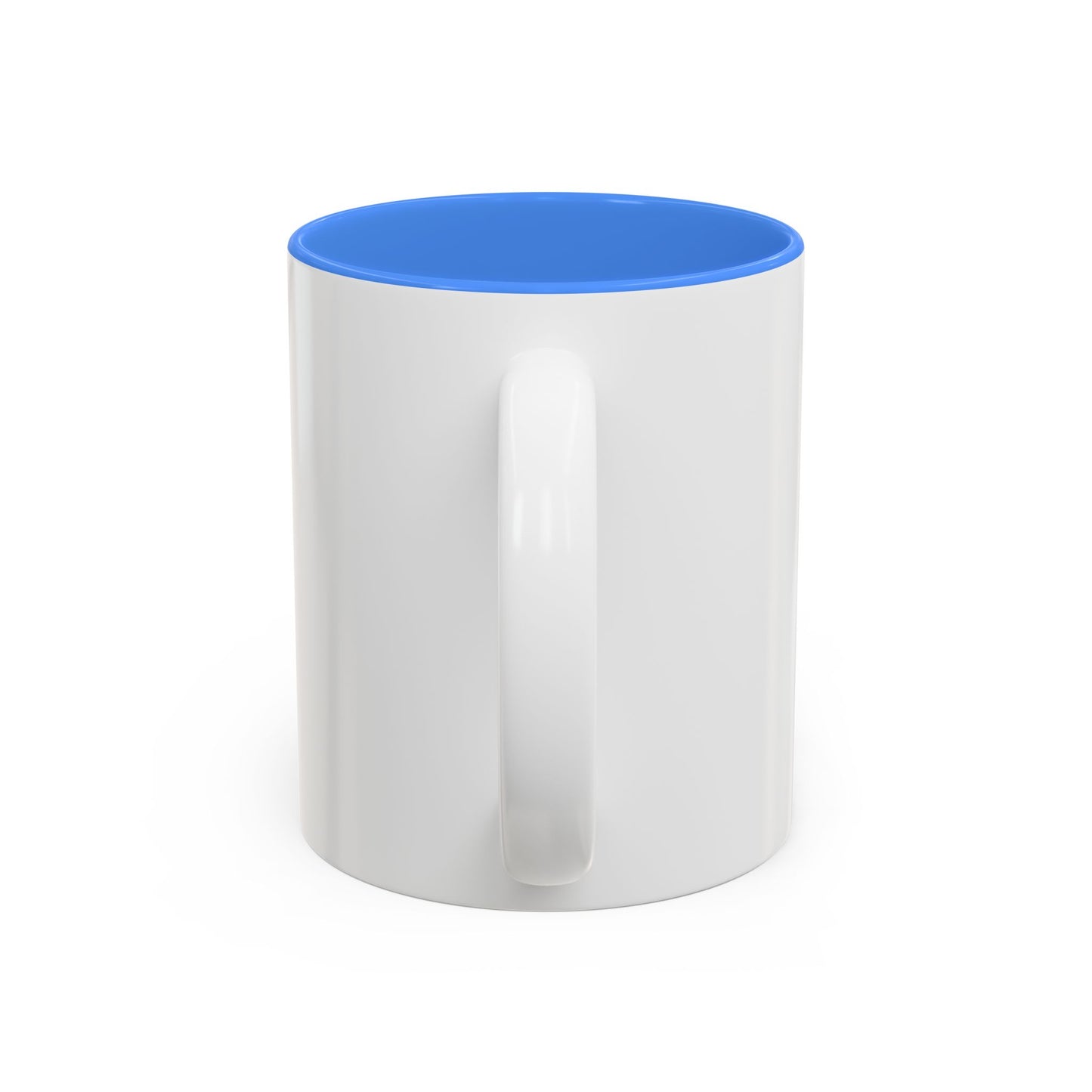 Mug — "Let Me Forgive And Be Happy" Inspirational Two-Tone Coffee Mug