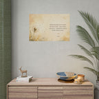 Inspirational Dandelion Poster — "Radiate boundless love" Buddhist Quote Rolled Art Print