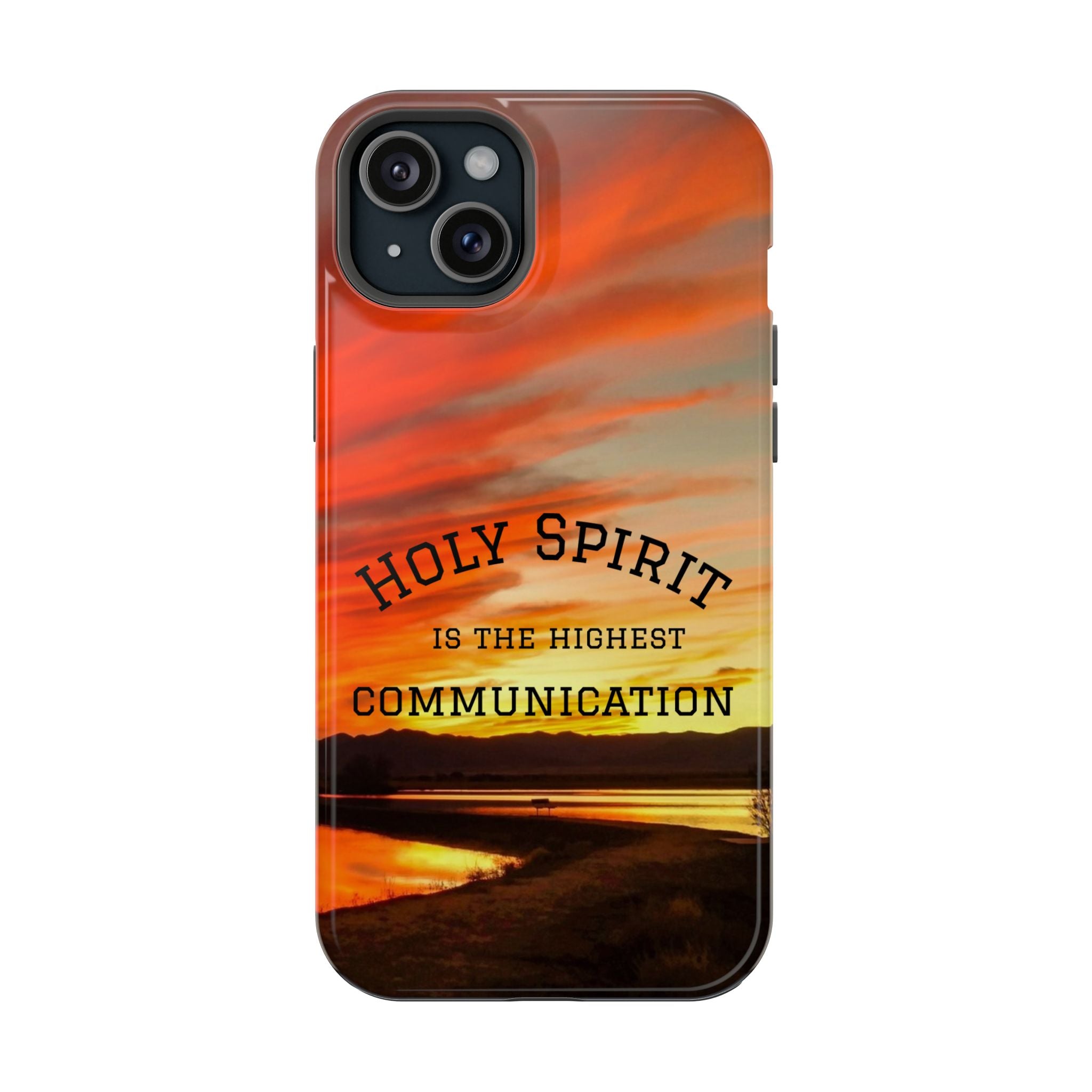 Holy Spirit Quote Magnetic Impact Phone Case — "The Holy Spirit is the highest communication"