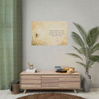 Inspirational Dandelion Poster — "Radiate boundless love" Buddhist Quote Rolled Art Print